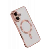 Mey İthalat®   iPhone 16 Kılıf Kross Magneticsafe Kapak - Rose