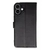 Mey İthalat®   iPhone 16 Kılıf Trend S Plus Kapaklı Kılıf - Siyah
