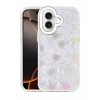 Mey İthalat®   iPhone 16 Lumi Desenli Kapak - Beyaz