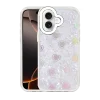 Mey İthalat®   iPhone 16 Lumi Desenli Kapak - Beyaz