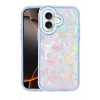 Mey İthalat®   iPhone 16 Lumi Desenli Kapak - Mavi
