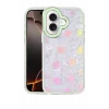 Mey İthalat®   iPhone 16 Lumi Desenli Kapak - Yeşil