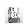Mey İthalat®   iPhone 16 Plus Carbon Puzzle Magsafe Kapak - Beyaz