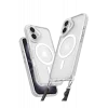 Mey İthalat®   iPhone 16 Plus Kılıf Enka Magsafe Silikon Kılıf - Şeffaf