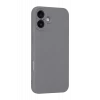 Mey İthalat®   iPhone 16 Plus Kılıf First Silikon - Gri