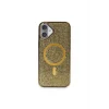 Mey İthalat®   iPhone 16 Plus Kılıf Helen Magsafe Kapak - Gold