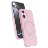 Mey İthalat®   iPhone 16 Plus Regal Magsafe Standlı Kapak - Açık Pembe