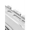 Mey İthalat®   iPhone 16 Pro Gleam PC Sert Magsafe Kılıf - Şeffaf-Siyah