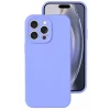 Mey İthalat®   iPhone 16 Pro Kılıf Nano içi Kadife Silikon - Lila