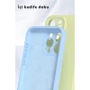 Mey İthalat®   iPhone 16 Pro Kılıf Nano içi Kadife Silikon - Lila