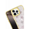 Mey İthalat®   iPhone 16 Pro Lumi Desenli Kapak - Sarı