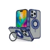 Mey İthalat®   iPhone 16 Pro Max Banza Magsafe Standlı Kapak - Lacivert