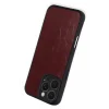 Mey İthalat®   iPhone 16 Pro Max Kılıf Aras Deri Kapak - Bordo