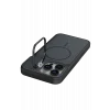 Mey İthalat®   iPhone 16 Pro Max Pale Magsafe Standlı Kapak - Siyah