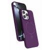 Mey İthalat®   iPhone 16 Pro Regal Magsafe Standlı Kapak - Derin Mor