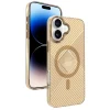 Mey İthalat®   iPhone 16 Stella PC Sert Magsafe Kılıf - Gold