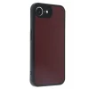 Mey İthalat®   iPhone 16E Kılıf Aras Deri Kapak - Bordo