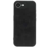 Mey İthalat®   iPhone 16E Kılıf Aras Deri Kapak - Siyah