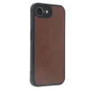 Mey İthalat®   iPhone 16E Kılıf Aras Deri Kapak - Taba