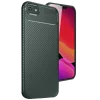 Mey İthalat®   iPhone 16E Kılıf Auto Focus Karbon Kapak - Koyu Yeşil