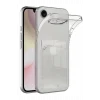 Mey İthalat®   iPhone 16E Kılıf Kart Şeffaf Silikon - Şeffaf