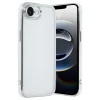 Mey İthalat®   iPhone 16E Kılıf  Lensli Silikon - Gümüş