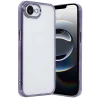 Mey İthalat®   iPhone 16E Kılıf  Lensli Silikon - Mor