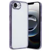 Mey İthalat®   iPhone 16E Kılıf  Lensli Silikon - Mor