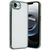 Mey İthalat®   iPhone 16E Kılıf  Lensli Silikon - Yeşil