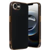 Mey İthalat®   iPhone 16E Kılıf Volet Silikon - Siyah