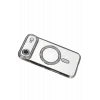 Mey İthalat®   iPhone 17 Air Joke Simli Magneticsafe Kılıf - Gümüş