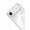 Mey İthalat®   iPhone 17 Air Kılıf Pc Real Magsafe Kapak - Şeffaf