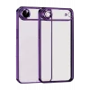 Mey İthalat®   iPhone 17 Air  Lensli Silikon - Açık Mor
