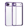 Mey İthalat®   iPhone 17 Air  Lensli Silikon - Mor