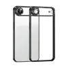 Mey İthalat®   iPhone 17 Air  Lensli Silikon - Siyah