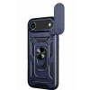 Mey İthalat®   iPhone 17 Air Pars Lens Yüzüklü Silikon - Lacivert
