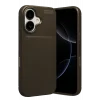 Mey İthalat®   iPhone 17 Auto Focus Karbon Kapak - Kahverengi