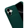 Mey İthalat®   iPhone 17 Auto Focus Karbon Kapak - Koyu Yeşil