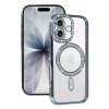 Mey İthalat®   iPhone 17 Joke Simli Magneticsafe Kılıf - Mavi