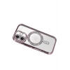 Mey İthalat®   iPhone 17 Joke Simli Magneticsafe Kılıf - Pembe