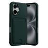 Mey İthalat®   iPhone 17 Kelvin Kartvizitli Silikon - Koyu Yeşil