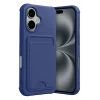 Mey İthalat®   iPhone 17 Kelvin Kartvizitli Silikon - Lacivert