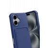 Mey İthalat®   iPhone 17 Kelvin Kartvizitli Silikon - Lacivert