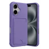 Mey İthalat®   iPhone 17 Kelvin Kartvizitli Silikon - Lila
