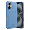 Mey İthalat®   iPhone 17 Kelvin Kartvizitli Silikon - Mavi