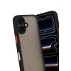 Mey İthalat®   iPhone 17 Kılıf Montreal Silikon Kapak - Siyah