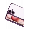 Mey İthalat®   iPhone 17  Lensli Silikon - Açık Mor