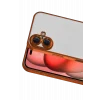 Mey İthalat®   iPhone 17  Lensli Silikon - Turuncu