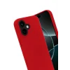 Mey İthalat®   iPhone 17 Nano içi Kadife Silikon - Kırmızı