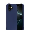 Mey İthalat®   iPhone 17 Nano içi Kadife Silikon - Lacivert